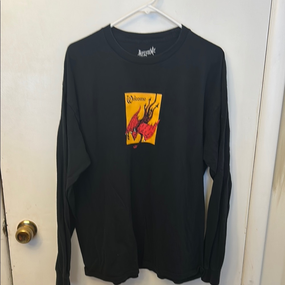 Welcome Long Sleeve Black Size XL